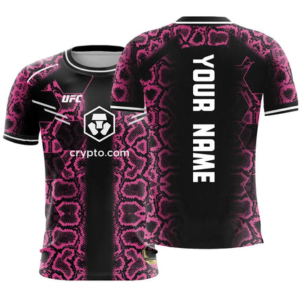 2026 New Customized Name UFC Boxing New Hot Selling Fans T-shirt Extreme Sports Round Neck Short Sleeve Casual Fashion Top