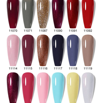 Clou Beaute 15ml HEMA TPO FREE Color Gel Nail Polish Nude Pink Red Green Collection Nail Gel Polish Glitter Soak Off UV LED Gel