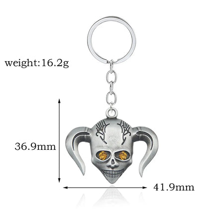 Anime Bleach Keychain Cosplay Props Kurosaki Ichigo Pendant Necklace For Women Men Backpack Charm Choker Jewelry Gifts