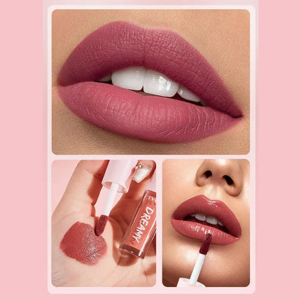 10pcs Dream Lip Gloss Set Matte Velvet Waterproof Lip Glaze Lightweight Delicate Smooth Lasting Without Decolorization Lipstick
