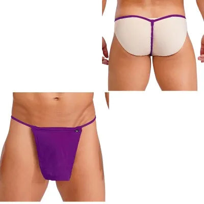 Men Sissy Butt Flaunting T-back Thong Fundoshi Underwear Japan Kabuki Cotton Loincloth Underwear Sumo Briefs Lingerie Underpants
