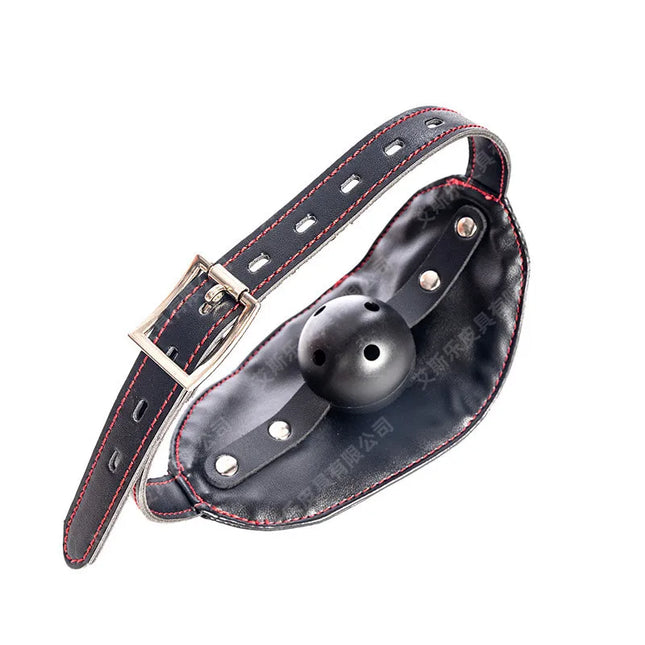 Mesh Mask with Ball Gag & Mouth Spreader – Bondage Gag, Adult Sex Toy for BDSM & Adult Game