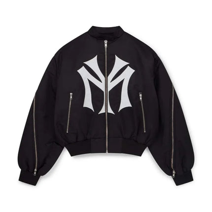 2026 New Unisex Loose Hoodie Multi-Zipper Design Letter Pattern Fashion Streetwear Casual Sweatshirt