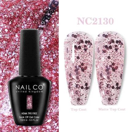 NAILCO 15ml Red Color Series Gel Varnish Coffee Gel Nail Polish Maximalism Reddish Gellak Design Brown Lacquer Nail Art Manicure