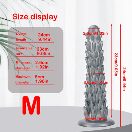 Long Monster Dildo Spike Butt Plug Fantasy Huge Dildos Silicone Soft Anal Dilator Prostate Massager Adults Sex Toy For Women Men