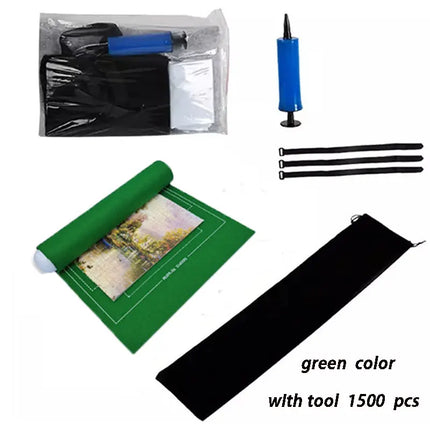 Puzzles Mat Jigsaw Roll Felt Mat Play mat Puzzles Blanket For Up to 3000 Pieces Puzzle Accessories Portable Travel Storage bag
