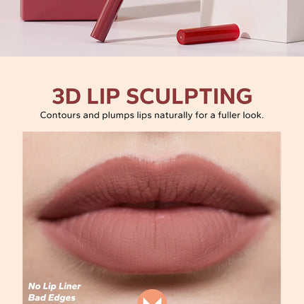 6pcs Matte Dual-Ended Lip Liner Pencils Set Long-Lasting Non-Drying Perfect for Lining Filling Lips Versatile for All Skin Typ
