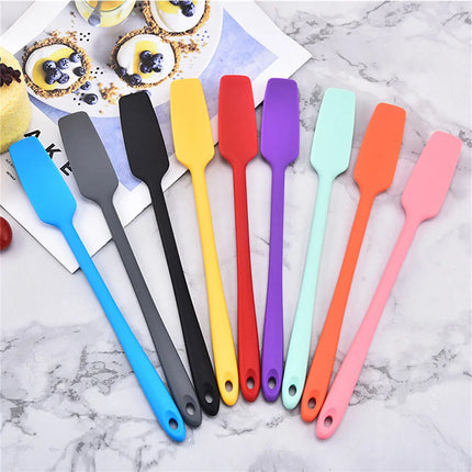 Silicone Baking Scraper Long Handle Cream Cake Spatula Kitchen Non-Stick  Butter Chocolate Flour Baking Kitchenware Accessories