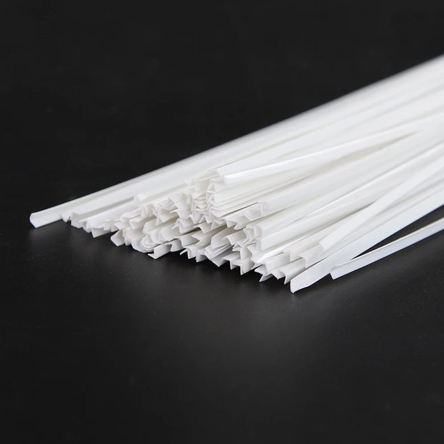 Length 25CM ABS White L/I-Shape Tube Rod DIY Micro Landscape Building House Architectural Scene Layout Materials Tool 20PCS/lot