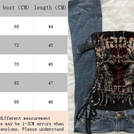 cropped top  ，Women's summer fashion vacation slim fit retro printed tank top