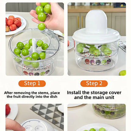 Grape Peeling Machine Automatic Electric Fruit Raisin Peeling Machine Accesorios De Cocina Vegetable Slicer Gastronomía