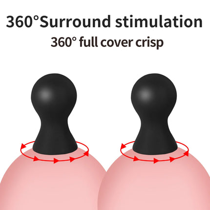 2PCS Silicone Nipple Sucker Pump Breast Massager Sex Toys For Women Nipple Clamps Clitoris Stimulator Sexy Games For Couples