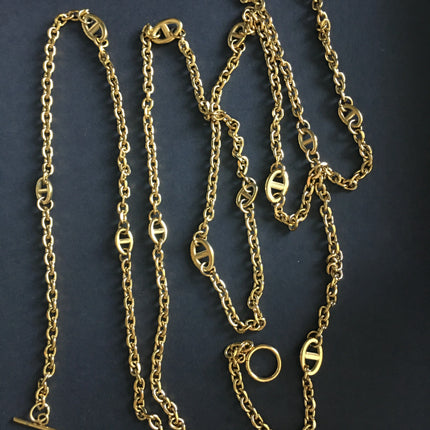 Hot sale 80, 150cm stainless steel couple necklace, multi-functional, fashionable, multi-layer bracelet, same style for men and women