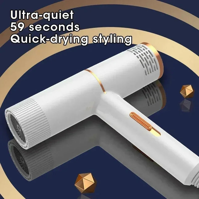Professional Negative Ionic Hair Dryer Strong Wind Salon Grade Hot & Cold Air Hammer Blower Electric Hair Dryer