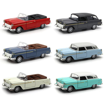 Alloy Classic car model Children's toy car decoration Pull back ejection car model boy's birthday gift Die cast car model toy