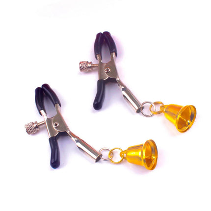 Adjustable Nipple Clamps with Bells Harness BDSM Adult Game Fantasy Clitoris Clips Sexy Breast Stimulator Flirting Toy For Women