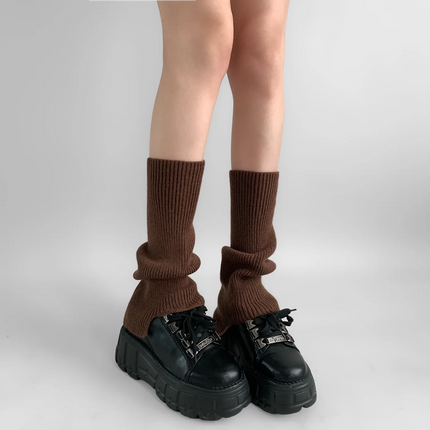 ay Knitted Leggings Sos Women's Autumn Winter College Sle adient JK Small Leggings Slimming Effect Night Study Room