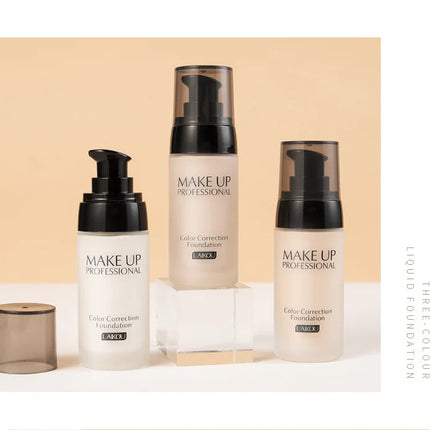 LAIKOU Foundation Concealer 40g Foundation Makeup Base Face Cream Liquid  Moisturizer Oil control Maquiagem  With MakeUp