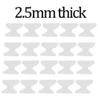 20pcs 2.5mm white