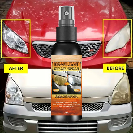 Universal Headlight Repair Kit - Remove Yellowing and Scratches, Restore Clarity - Car Headlight Lens Polishing