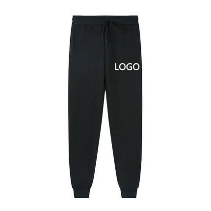 Customized Sweatpants Men Fashion Peronality Printed Drawstring Pocket Sport Pants Women Casual Workout Jogging Long Trousers