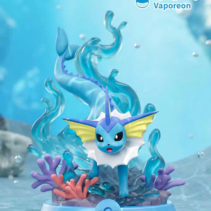 Anime Pokemon Funism Adventure Eevee Family Suit Blind Box Jolteon Sylveon Action Figure Collection Model Kids Toy Gift Replica