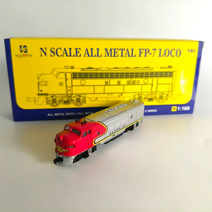 N Scale HF 1:160 ALL METAL FP-7 LOCO Alloy Train Model With Power Classics Adult Souvenir Gift Hobby & Toys