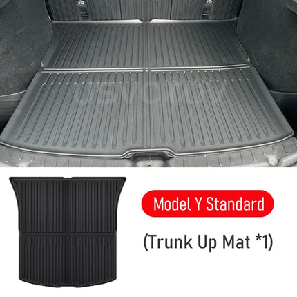 Floor Mats for Tesla Model Y Standard  2026 2025 Trunk Mat Cargo Liner Frunk Backrest Mats Accessories (Standard Models Only)
