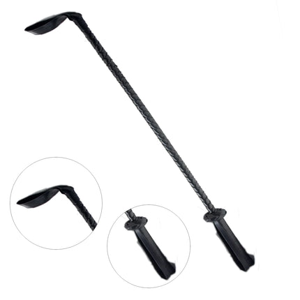 56CM Long Whip Fetish heart PU Leather Flogger Paddle With Plastic Handle BDSM Cosplay Bondage Adult Sex Game For Couple