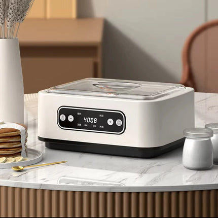 Automatic Yogurt Maker 110V/220V Professional Adjustable Temperature Time Multifunctional Ice Cream Pudding Maker for Kitchen