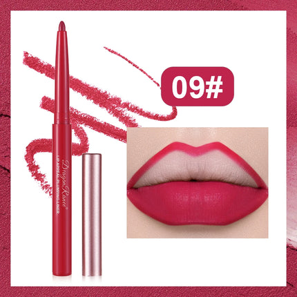 Matte Lip Liner, Three-Dimensional, Delicate and Smooth, a Must-Have for Beginners, Non-Stick, Outlines the Lip Shape, Delicate, Waterproof, Easy to Apply, Versatile for Daily Use