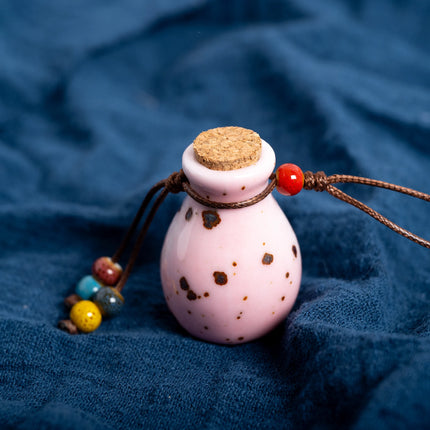 Ceramic bottle Necklaces Pendants Wholesale For Women Ladies Gift Necklace Retro Accessory Jewelry #Z600