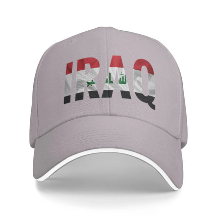 Women Men Iraq Flag Iraqi Outdoor Hat  Trucker Cap Casual Baseball Cap Snapback Hats