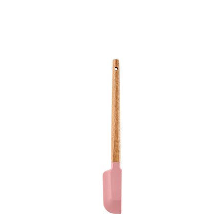 Silicone Scraper Scraper, Home Baking Wooden Handle Scraper, Cake Scraper, Cream Small Spatula Set
