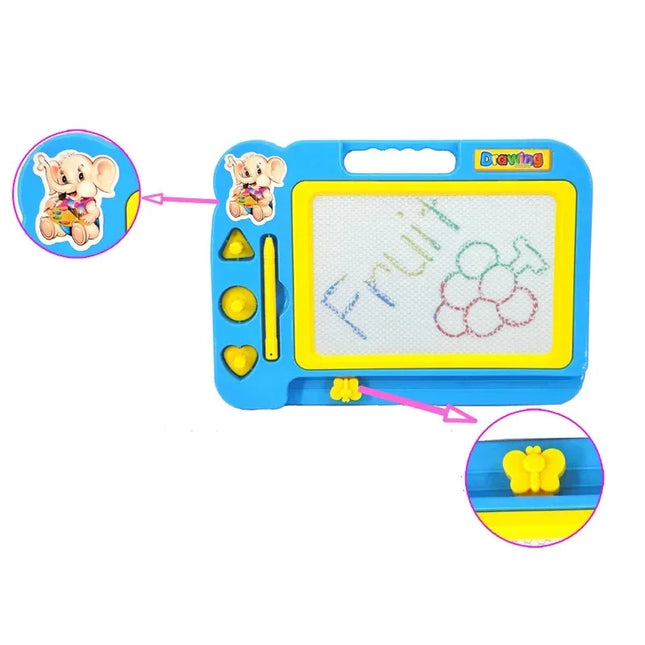 Kids Magnetic Drawing Board - Writing Pad & Color Graffiti Toy, Educational Doodle Art Set Best Gift for Children