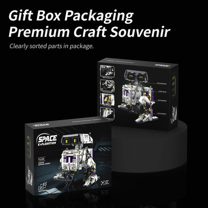 DIY Assembly Bipedal Robot Building Blocks STEM Toys Programmable Remote Control Model Gift Kids Boys Girls Top Set Best
