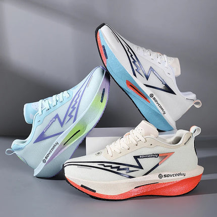 Running Shoes Carbon Board Speciality Marathon Men Sports Breathable Lightweight Women's Comfortable Athletic Nonskid Sneakers