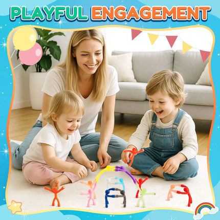 10Pcs Magnetic People Men Figures, Cute Magnetic Toys for Kids Gift, Creative Funny Fridge Magnets for Classroom Prizes, Office