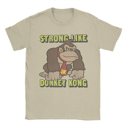 Funny Donkey Kong Video Games Tshirts Men's O-neck Short Sleeve Tops  Cotton Summer TopsTops