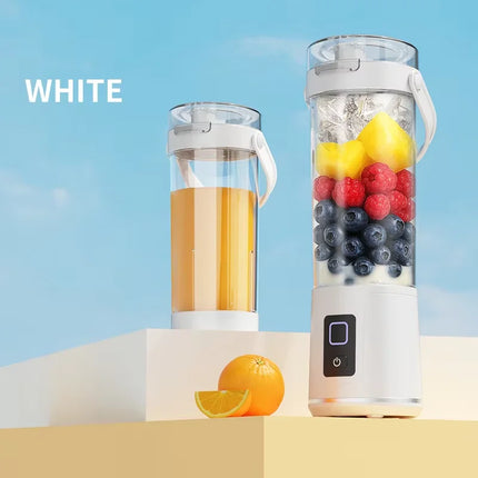 Rechargeable Mini Portable Juicer Cup, Multifunctional Dual-Use Small Household Fruit Juice Blender for Travel & Home