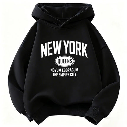 New York Fashion Letter Design Hoodie Kids Children's Sweatshirt Hoody for Boys Girls Autumn Winter Casual Hoodies