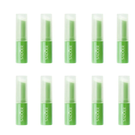 SADOER Aloe Vera Lip Balm- Lasting Moisturizing & Repairing Lip Care For Men And Women - Daily Care Lip Balm