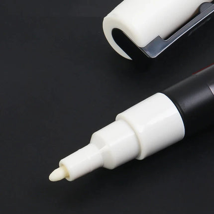 3pc UNI POSCA Marker Pen,White rotulador permanente Black Acrylic Graffiti PC 1M 3M 5M POP Pen For Glass Ceramic Leather Fabric