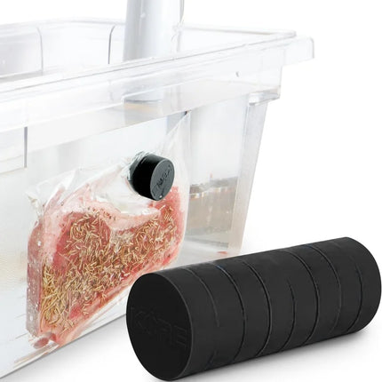 8-Pack Sous Vide Weights - Food-Safe Magnetic Weights for Slow Cooker & Sous Vide Bags | Heavy-Duty Kitchen Magnets to Keep