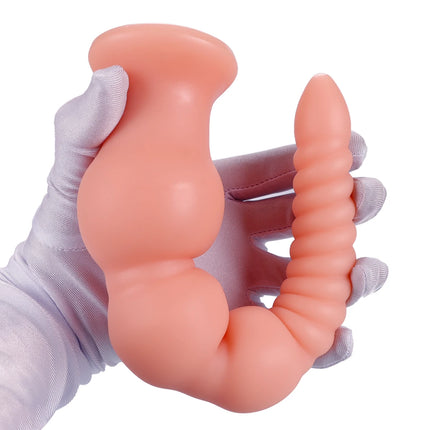 Long Big Anal Beads Butt Plug Long Butt Plug Anal Training Expansion Anal Dilator For Women Man Gay Soft Anal Massager Sex Toys