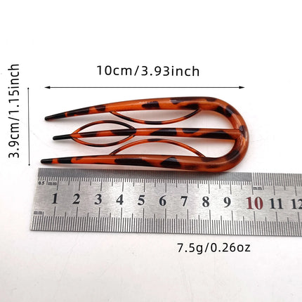 1/4/6 PCS U-shaped Hair Stick Hair Fork Hairstyle Tools Hairpin Geometric Women Girls Hair Accessories Accessories Headwear