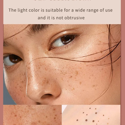 Gold Brown Natural Freckles Stamp Air Cushion Kit Simulation Fake Spot Freckle Liquid Powder Waterproof Long Lasting Makeup