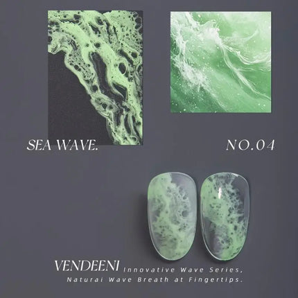 DIY Nail Art Blossom Gel Semi Permanent Soak Off Marble Gel Polish Varnish Quickly Blooming Nail Polish Bubble Ocean Wave Gel