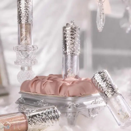 Flower Knows Swan Ballet Series Liquid Eye Shadow Pearlescent Fine Shiner Fine Sparkling Sequins 4g Eye Makeup