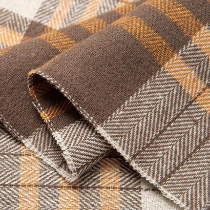 Pure Cotton Material Plaid Cloth Brushed Fabric for Shirt Clothing Diy Handmade Wholesale Cloth Apparent Diy Sewing Per Meter